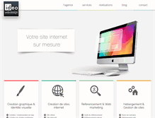 Tablet Screenshot of ideo-webdesign.fr